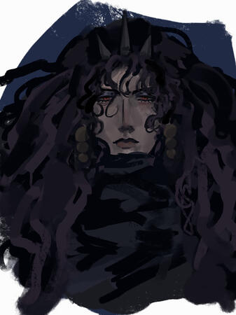 Illustration with a simple background